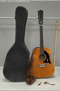 Framus 07500 Vintage 1969 12 String Acoustic Guitar West Germany with Case