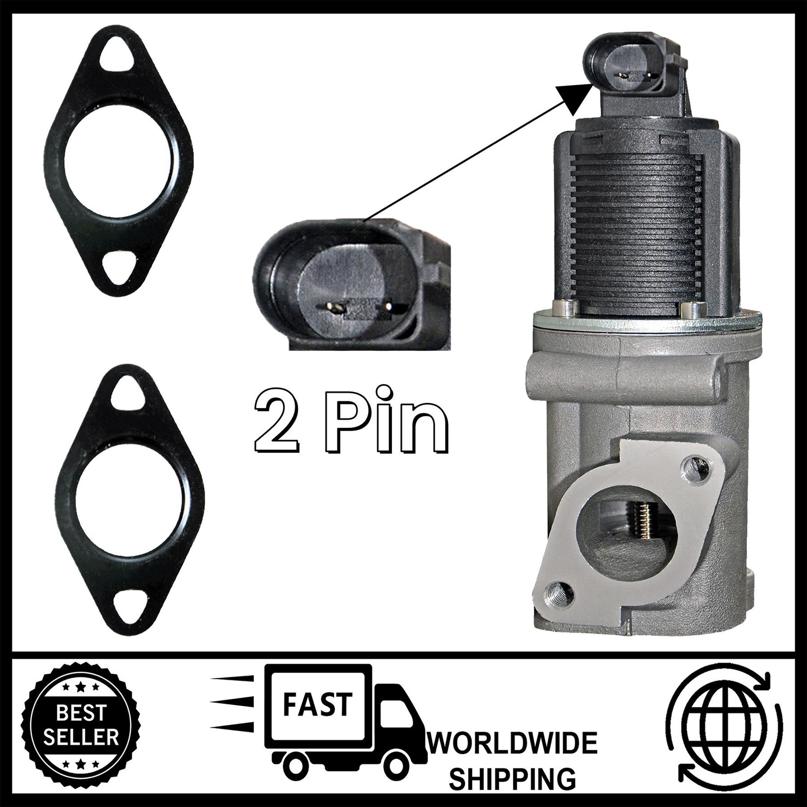 New EGR Valve 55215032 FOR Vauxhall Astra H Vectra C Signum Zafira B 1.9 CDTi