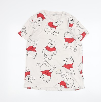 Disney Damen T-Shirt beige Winnie Puuh, Größe S