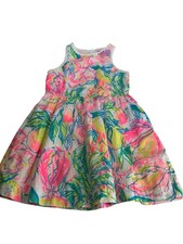 Lilly Pulitzer Girls' Mini Tori Dress Fiesta Bamba Size 10
