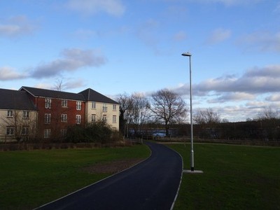 Foto A2 Daventry, Middlemore Pathway Ein Pfad in Middlemore bei Daven c2014