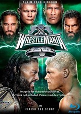 Wrestlemania XL 40  2024 on Blu-Ray - Read Description