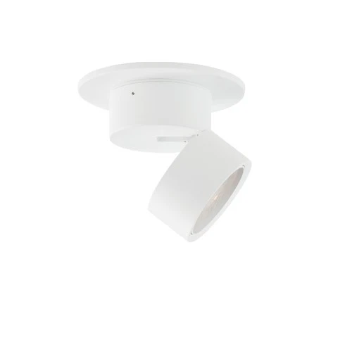 Maxim 86240 Swinger 6"W LED Semi-Flush Ceiling Fixture - 3000K - White - Picture 1 of 7