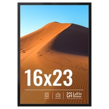 LaVie Home 16x23 Picture Frame for Wall Display, 16x23 Black Picture Frame with