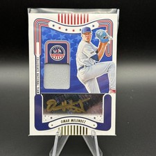 2024 Stars & Stripes USA Baseball Omar Melendez Patch Auto Black Gold #/50