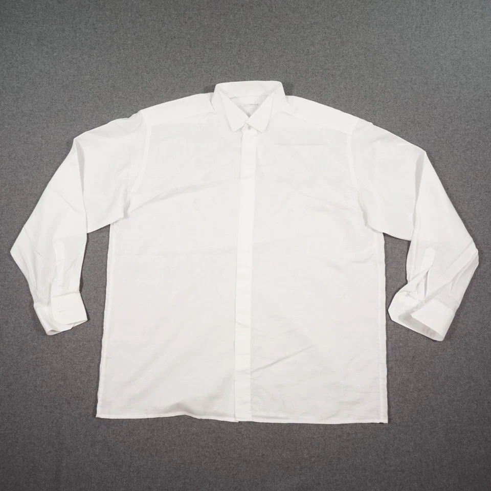 Eterna Gala Herren Hemd Gr. 43 Weiß Langarm Smoking Kläppchenkragen Vatermörder - Bild 1 von 4