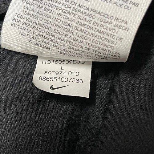 Nike LeBron James Jacket Mens Large Black Aeroloft 800 Hybrid Down Puffer 807974 image 9