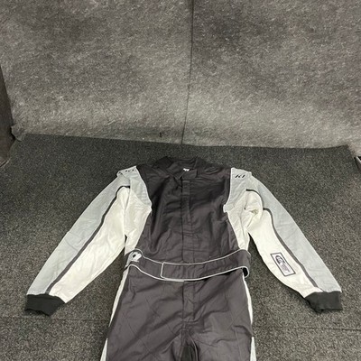 K1 RACEGEAR Victory Auto Racing Suit Size XL, Black/White/Grey 20-VIC-N-XL*