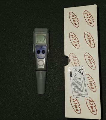 Adwa AD31 EC-Messgerät und Temperaturanzeige
