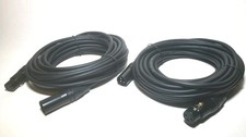 2 Pack 32.8ft Premium OFC Male to Female XLR 2.5mm Microphone Cable