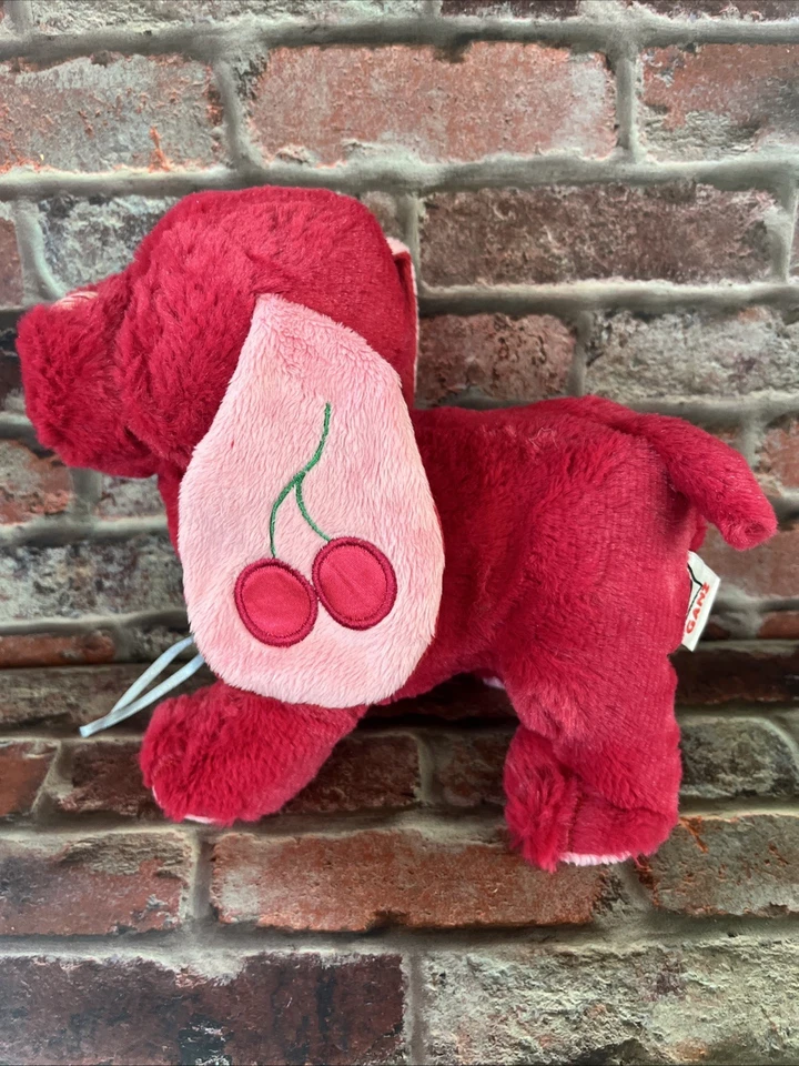 Ganz Webkinz Cherry Soda Pup Plush 8" Dog No Code Puppy Beanbag Red Pink Toy Pet - Image 2 of 4