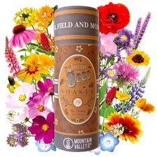 Wildflower Seed Mix 19 Varieties 100000 Seeds Supports Bees Covers 370 Sq Ft