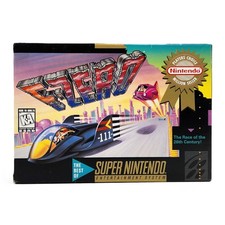 F-Zero CIB + Poster SNES Player's Choice (Save Battery Works, Tested, Authentic)