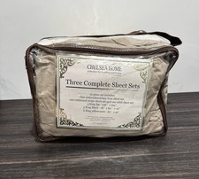 3 Complete KING SHEET SET 100 Polyester NEW