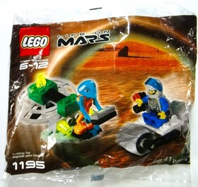 LEGO Space:Mars Mission 5619 Crystal Hawk & Life on Mars 1195 Alien Encounter