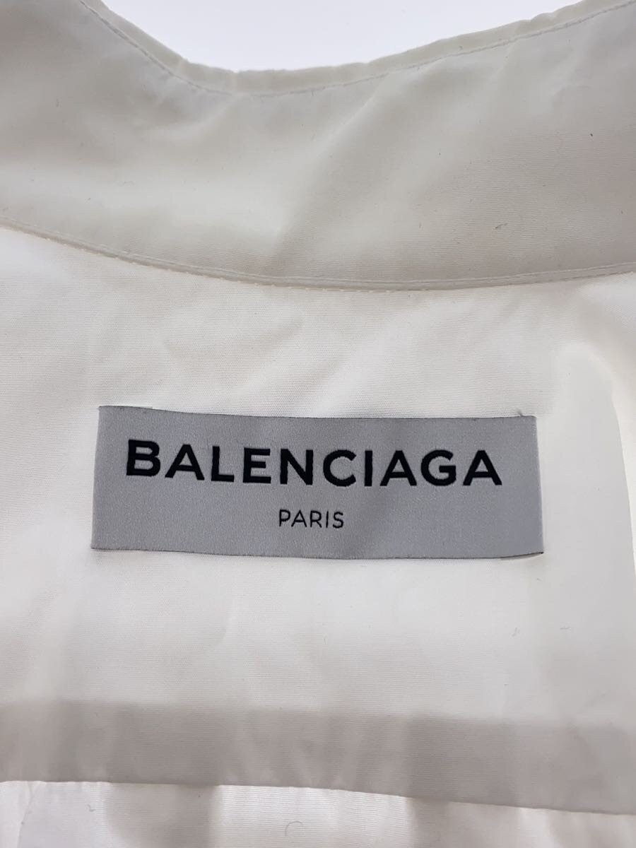 BALENCIAGA Long Sleeve Shirt, Size 34, Cotton, White, 492287 TWB04 thumbnail 3