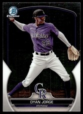 Dyan Jorge 2023 Bowman Chrome Prospects #BCP235 Colorado Rockies 28393 Baseball