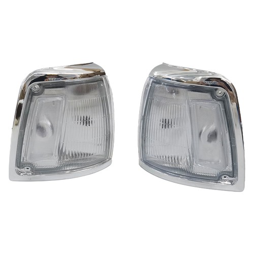 For Toyota Hilux 1991-1997 2WD Pair Front Corner Lights Lamps Repeater Indicator - Picture 9 of 12