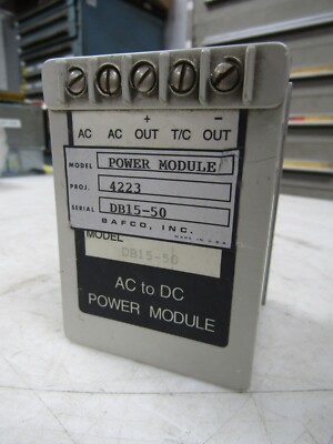  BAFCO DB15-50 AC TO DC POWER MODULE