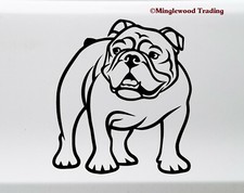 Bulldog Vinyl Decal V3 Olde English Bulldogge Bully Dog Puppy  Die Cut Sticker