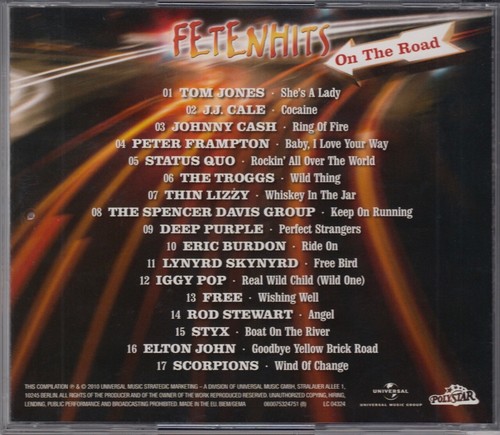 Fetenhits On The Road:J.J. CALE,IGGY POP,JOHNNY CASH,STYX,LYNYRD SKYNYRD,FREE - Bild 7 von 7