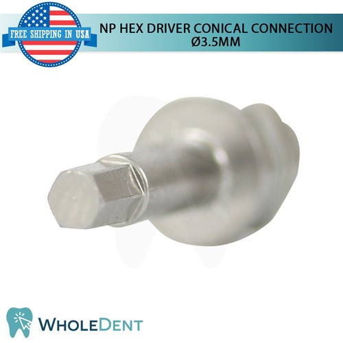 1X NP Kegelverbindung Sechskantschlüssel 2,25 mm für Zahnärzte Zahnabutment Werkzeug - Bild 4 von 4
