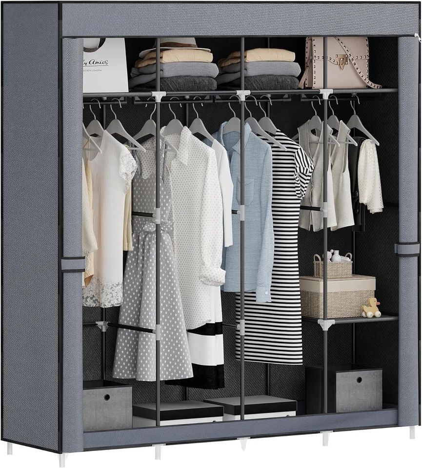 Kleiderschrank für Schlafzimmer Ankleidezimmer Stoffschrank Kinderzimmer Schrank