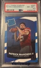 2017 Panini Donruss - Rated Rookie #327 Patrick Mahomes II (RC) PSA 8.5