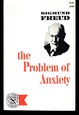 SIGMUND FREUD THE PROBLEM OF ANXIETY 1963 NORTON SOFTCOVER VERY GOOD