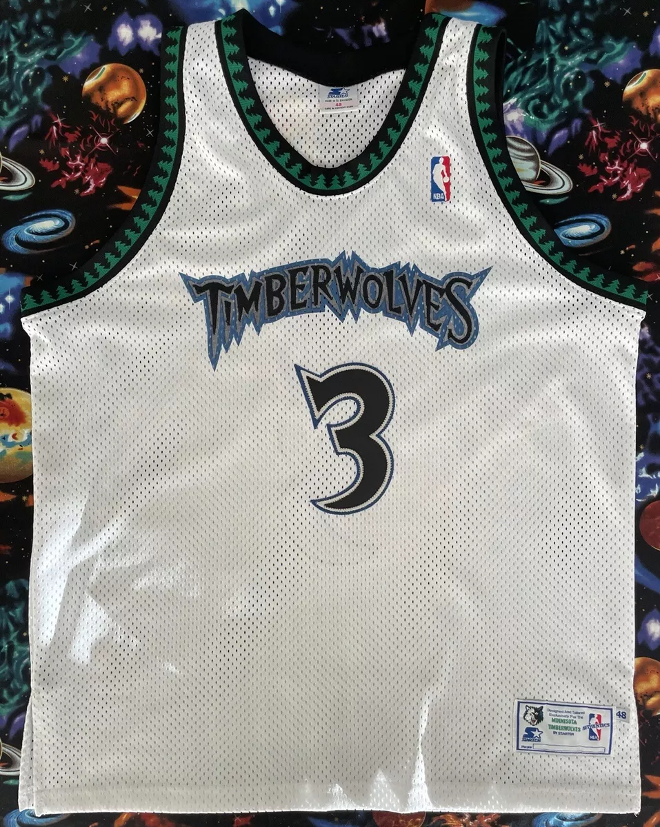 Vintage Champion Brand Minnesota Timberwolves Stephon Marbury