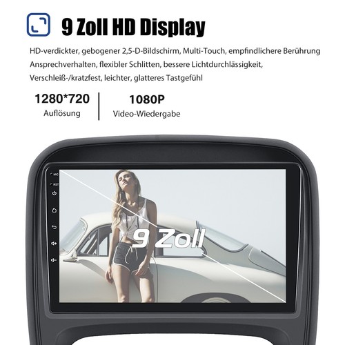 DAB+ CarPlay Autoradio Android 13 64G Navi Kamera Für Opel Vivaro B Fiat Talento - Bild 5 von 13