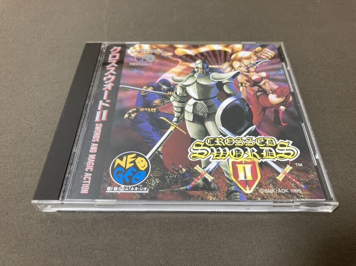 SNK NEO GEO CD Crossed Swords 2 Japan NEOGEO Game US Seller