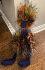 Jellycat London Large Spiced Pompom Ostrich Navy 16"