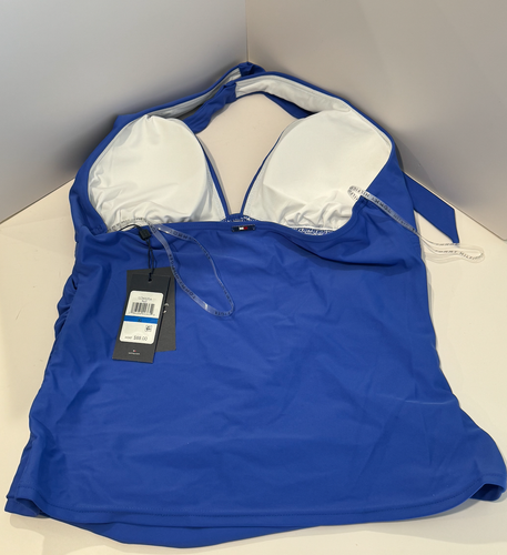 3pc Women Tommy Hilfiger Swim PROVENCE BLUE Tankini, Bikini, High Rise Bottom XL - Picture 10 of 17