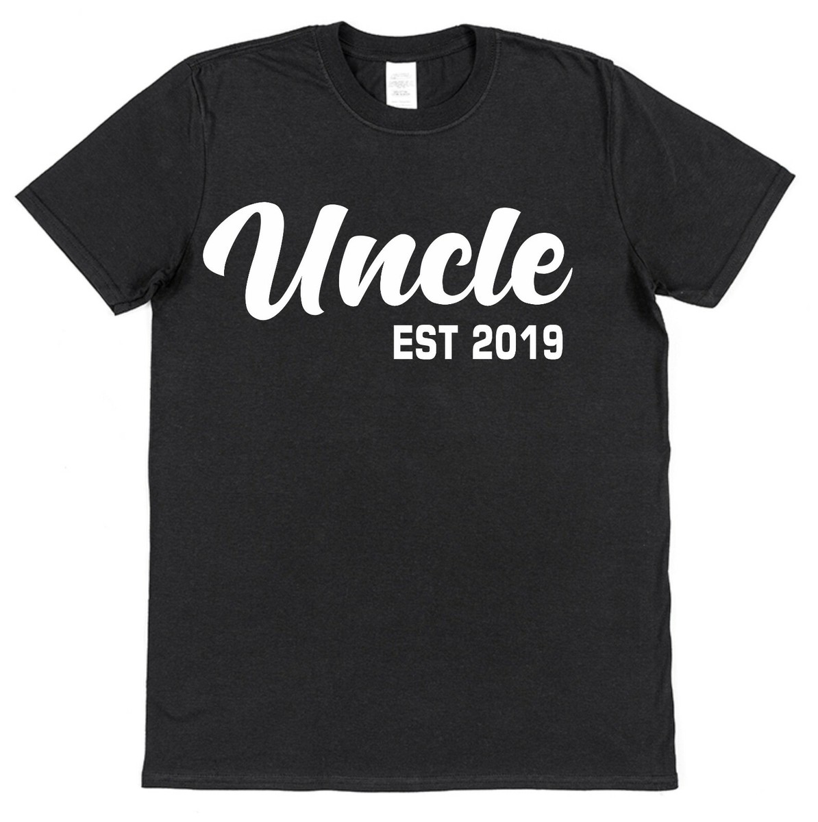 Uncle Est 2019 New Uncle Vintage Gift Father's Day T-Shirt Uncle Est 2019 New Uncle Vintage Gift Father's Day T-Shirt