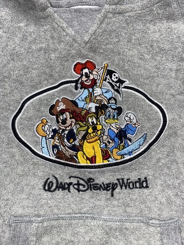 Walt Disney World Kids Sweater Embroidered Boy Size 6 Disney Characters - Picture 2 of 12