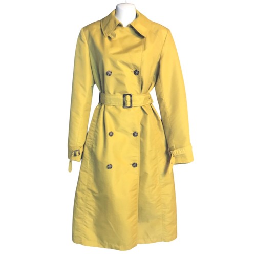 FOUR SEASONS Trench Showerproof Raincoat Chartreuse 10-12 - Picture 2 of 10