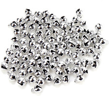 Mini Jingle Bells for Crafts 1/4 Inch 6Mm,100Pcs Jingle Bells for Crafting Metal