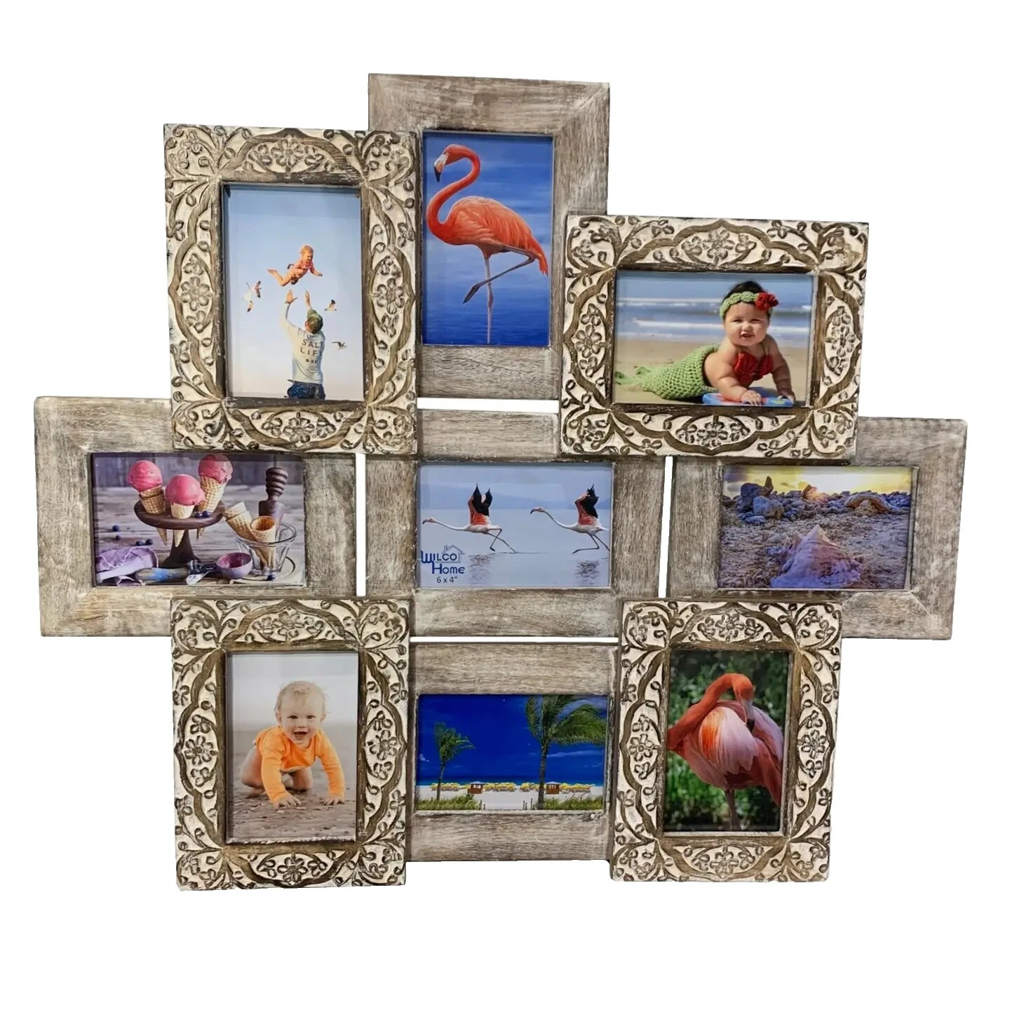 Wooden French Country Frame Set Picture Frames