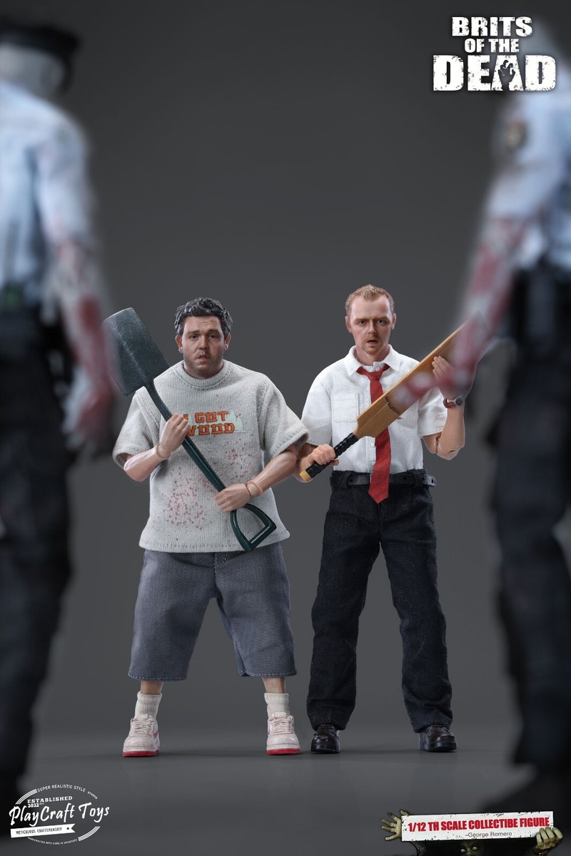 Pre-order Play Craft Toys PC003 1/12 Shaun the Dead Action