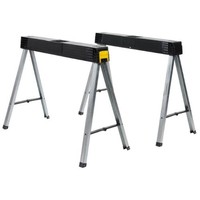 Stanley 197475 Folding Metal Leg Saw Horse Twin Pack Stanley 197475 Folding Metal Leg Saw Horse Twin Pack