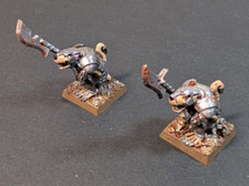 Warhammer Fantasy - Skaven - 2x Storm Vermin - Vintage - Metal - 2003 OOP - WFB