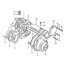 SUZUKI GS 1000 G 1979-1983 Kit n°2 vis BTR inox moteur GS1000G