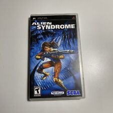 Alien Syndrome Sony PlayStation Portable PSP Game Box manual