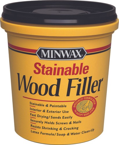 Minwax 42853000 Wood Filler Stainable Natural 16 oz Natural - Picture 3 of 11