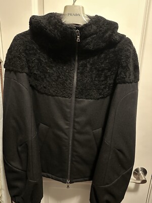 ジャケット・アウター prada 99aw fur nylon wool coat archive Prada Fur Hood Coat Prada 99aw Fur Nylon Wool Coat Archive Archive