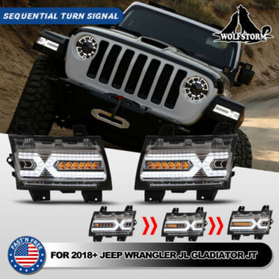 Jeep ラングラー JL DRL シーケンシャル デイライト