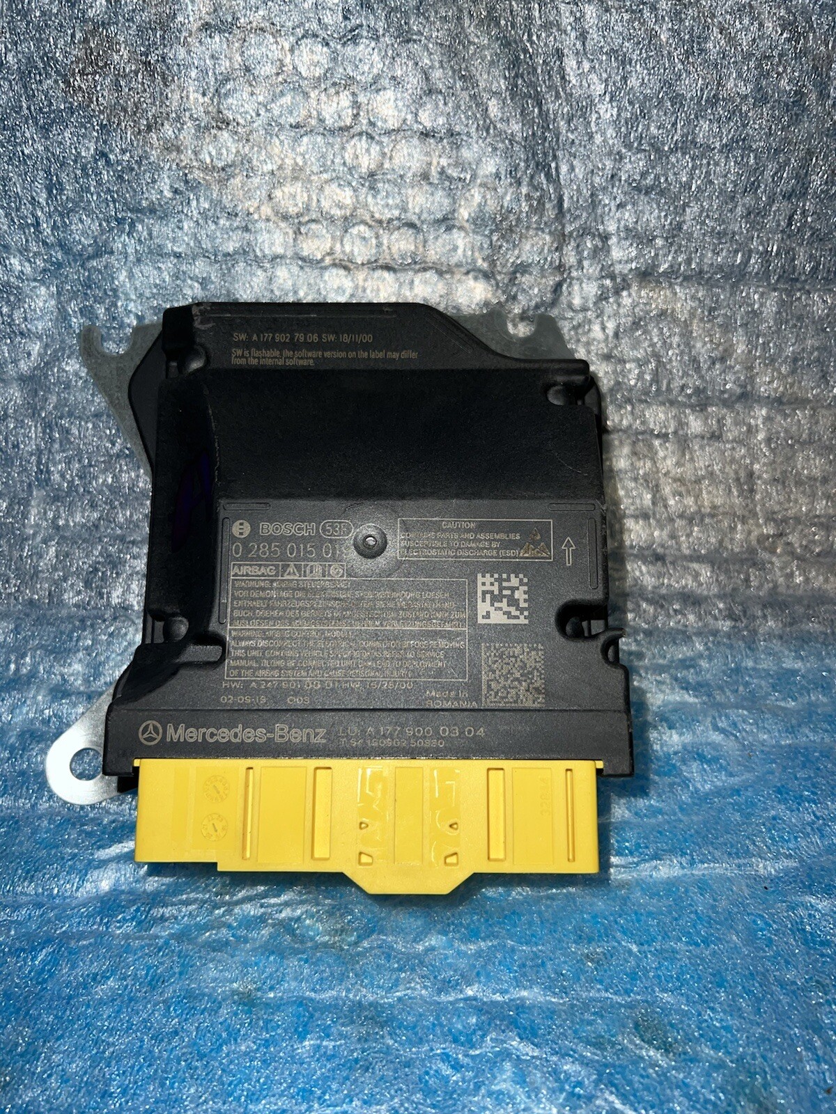 MERCEDESBENZ A W177 SRS Airbag Control Unit Module ECU A1779000304 eBay