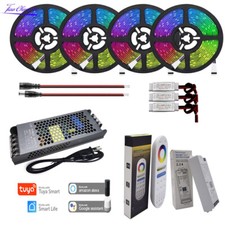 WiFi 5in1 LED contorller Tuya APP Control DC12V 5050 RGBW WW Led light Strip kit