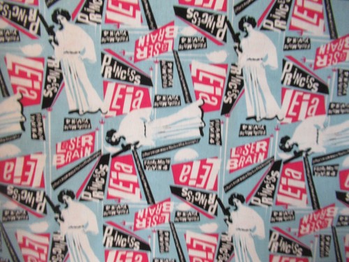 Camelot Fabrics STAR WARS BLUE REBEL "PRINCESS LEIA" RARE SBTYX43" NEW - Picture 3 of 6